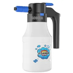 SCOCCA電動発泡スプレー フォームガン 洗車フォームガン 1.5L 大容量 霧吹き 噴霧器 電動スプレー じょうろ USB充電式 蓄圧しなく電動 蓄圧式スプレー 高圧洗浄器 コンパクト 車の泡の噴霧器 洗車用品 掃除用品 洗車 1のサムネイル