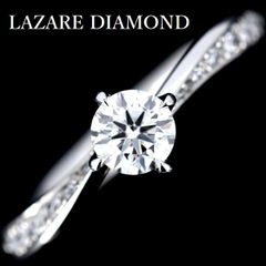 ラザール ダイヤモンド K18WG ダイヤ リング 0.45ct パヴェ - メルカリ