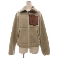 ポロ ラルフローレン POLO RALPH LAUREN フリースジャケット 長袖 ジップアップ ボア M アイボリーのサムネイル