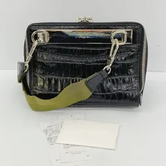 3.1 Phillip Lim スリーワンフィリップリム ショルダーバッグ 鞄  クロコダイル型押し コンパクト レディース ブラック カバン IF19379■のサムネイル