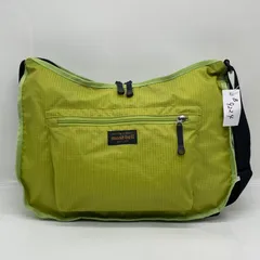 BN9224●mont-bell モンベル ショルダーバッグ リップストップナイロン グリーン系　軽量のサムネイル