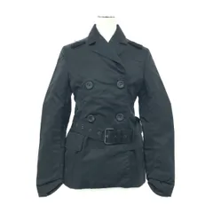 PRADA プラダ ショートトレンチコート サイズ:36 ダブルブレスト/ナイロン    ブラック レディース / 240001198702のサムネイル