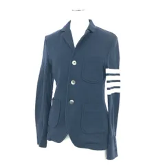 THOM BROWNE トムブラウン テーラードジャケット サイズ:00 スウェット/4-BAR    ホワイト/ネイビー レディース / 240001209121のサムネイル