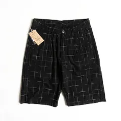 【未使用品】STUDIO D’ARTISAN【1900 / KYOUTO BLACK DYEING KASURI SHORTS】33 絣 ハーフパンツ ステュディオ ダルチザン 26060386のサムネイル