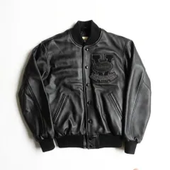 【美品】 VAN JAC 【オールレザー スタジャン】M ヴァン ワッペン スタジアムジャンパー レザー 26060348のサムネイル