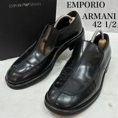 エンポリオアルマーニ レザー シューズ ローファー 革靴 イタリア製 42 1/2 メンズ 26.5cm ISItems【USED】【古着】【中古】50158642のサムネイル