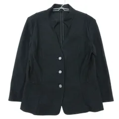 Rochas ロシャス テーラードジャケット ジャージー素材 ストレッチ 7分袖 アウター 上着 ブラック 9【M】 レディース 【中古】のサムネイル