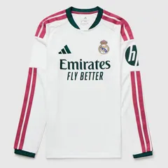 【送料無料・匿名配送】adidas アディダス レアルマドリード 2026/27 公式 ホーム ユニフォーム 長袖 白 サッカー シャツ 新品 正規品のサムネイル