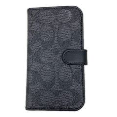 COACH iPhone SE/8/7手帳型ケース ブラック - メルカリ