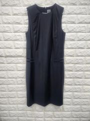Calvin Klein オールインワン ストライプ Vネック ノースリーブ 