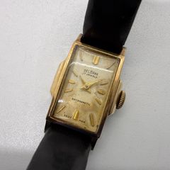 H.Stern エイチスターン ネイビー QZ レディース 18K 750 YG/SS 腕時計 