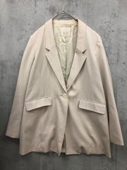 UNIQLO ライトベージュ ダブルブレストジャケット Sサイズ - メルカリ