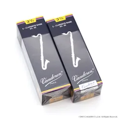 EXT処理　Vandoren (バンドレン)　バスクラリネット用リード　Traditional (青箱)　[3-1/2]　2箱セット　【特価品】のサムネイル