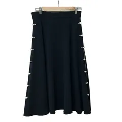 Rene(ルネ) ロングスカート サイズ38 M レディース美品  - ダークネイビー×白のサムネイル