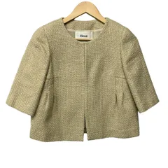 Rene(ルネ) ジャケット サイズ38 M レディース美品  - ベージュ 半袖/春/秋のサムネイル