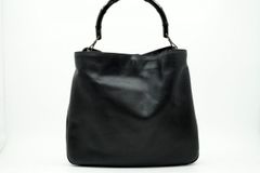 美品✨グッチ バンブー トートバッグ 2way ビジネス 肩掛け ブラック