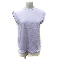 マイストラーダ Mystrada Tシャツ カットソー フレンチスリーブ 38 M 紫 パープル /YIのサムネイル