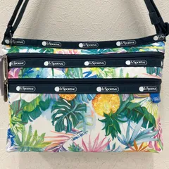4639 LeSportsac レスポートサック ハワイ限定 ショルダーバッグ ローレンロス Lauren Roth ウルヴェヒ Uluwehi レディース 軽量 小さめ ミニ パイナップル グリーン ネイビーのサムネイル