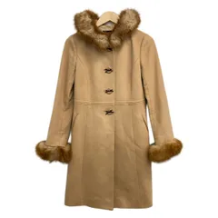TOCCA(トッカ) コート サイズ0 XS レディース美品  - ベージュ 長袖/カシミヤ/ウール/フォックス/冬のサムネイル