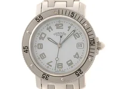 HERMES エルメス クリッパーダイバー CL7.710 腕時計 ステンレススチール ホワイト メンズ クオーツ 2148104084545 【200】【中古】のサムネイル