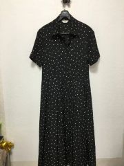 Leilian レリアン ドット柄 半袖ワンピース 13号 - メルカリ