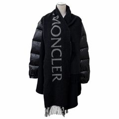 モンクレール エルミファー ロゴ ワッペン フード ロングダウンコート サイズ2 美品☆MONCLER モンクレール 18-19AW HERMIFUR エルミファー ファー