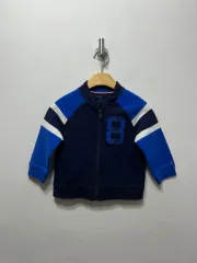 Tommy Hilfiger トミーヒルフィガー キッズ ジップアップ ブルー 3Tのサムネイル