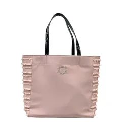 TO BE CHIC(トゥービーシック) トートバッグ - W5107-716-12 ライトピンク×黒のサムネイル