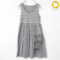 プライド PRIDEINTERNATIONAL DESIGN ワンピース スリーブレス ボーダー リボンベルト レディース  [a1016025]のサムネイル