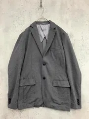 EDIFICE エディフィス ジャージー素材 テーラード ジャケット size46/グレー ■■ メンズ