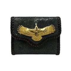 希少✨arif collection SAAD シャーク レザー ケース 廃盤 SAAD アリフコレクション シャークレザーコンパクトファスナー