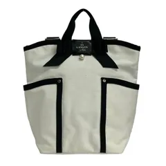 LANVIN en Bleu(ランバンオンブルー) リュックサック - アイボリー×黒 リボン/パールのサムネイル