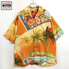 USA製】メゾンキツネ × コナベイハワイ アロハシャツ パイナップル S