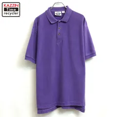 90s vintage DOCKERS 無地 鹿の子 半袖ポロシャツ メンズ 表記XLサイズのサムネイル