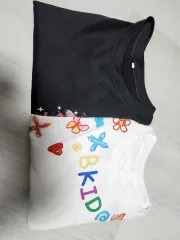 オーバーサイズ転写 半袖コットンTシャツ2枚 新品ですのサムネイル