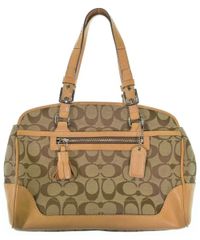 COACH ハンプトンズ ジップサッチェル ハンドバッグ 茶 Y2K - メルカリ