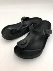 BIRKENSTOCK Gizeh EVA Durable Water-Resistant Lightweight Sole Sandals, Size 25.0 / Black ■◆ Men's