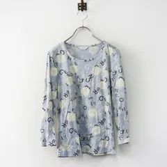 Archive インゲボルグ​ INGEBORG ロゴドットカメリアプリントカットソー S＼ライトブルー Tシャツ【2400015008240】のサムネイル