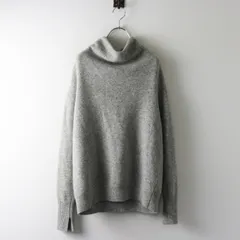 2022AW アルアバイル allureville AQUAドレープネックチュニック ニット 2｜ライトグレー トップス ハイネック セーター【2400015008776】のサムネイル