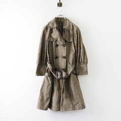 トゥジュー TOUJOURS コットンシルクトレンチコート 2｜ブラウン系