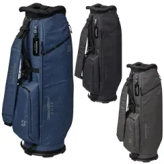 【新品】 ブリヂストン メンズ BSG キャディバッグ 1.9kg 9型 47インチ対応 4分割 ネームプレート付属 刻印タイプ CB2621 キャディーバッグ ゴルフのサムネイル
