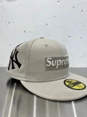 SUPREME(シュプリーム) 21AW ×NEW ERA New York Yankees Box logo ニューエラ ニューヨークヤンキース ボックスロゴ ベースボールキャップ