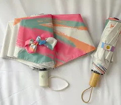 三つ折り自動開閉折りたたみ傘 日傘 晴雨兼用 UVカット UPF50+ 遮光 遮熱 軽量 コンパクト ワンタッチ 紫外線対策 レディース メンズ bu1