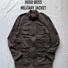 hugo boss ヒューゴボス　ミリタリージャケット　玉虫カラー　マルチポケットのサムネイル