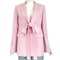 未使用品 BURBERRY バーバリー ジャケット ウール リボン ピンクのサムネイル