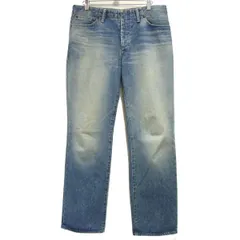 定価28,600円☆OLD JOE&CO. オールドジョー 15AW ヘビーデニム テーパード ジーンズ パンツ ボタンフライ 日本製 メンズ ヴィンテージ加工のサムネイル