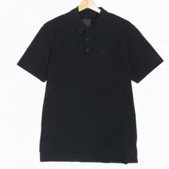 定価9万◇GIVENCHY SLIM FIT 半袖 ポロシャツ 鹿の子 4Gロゴマーク刺繍 ブラック ジバンシイ ゴルフ メンズ ウエア  ポルトガル製のサムネイル