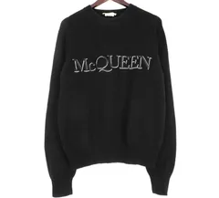 アレキサンダー マックイーン Alexander McQueen 【 651184Q1XAY 】 ロゴ 刺繍 ニット セーター w27247のサムネイル