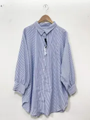 美品 miel crishunant ミエルクリシュナ ストライプ 長袖 カットソー sizeF/青 ■■レディースのサムネイル