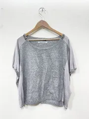 pas de calais パドカレ ビジュー ニットプルオーバー サマー ニット size 38 (M相当)/グレー ■◆レディースのサムネイル
